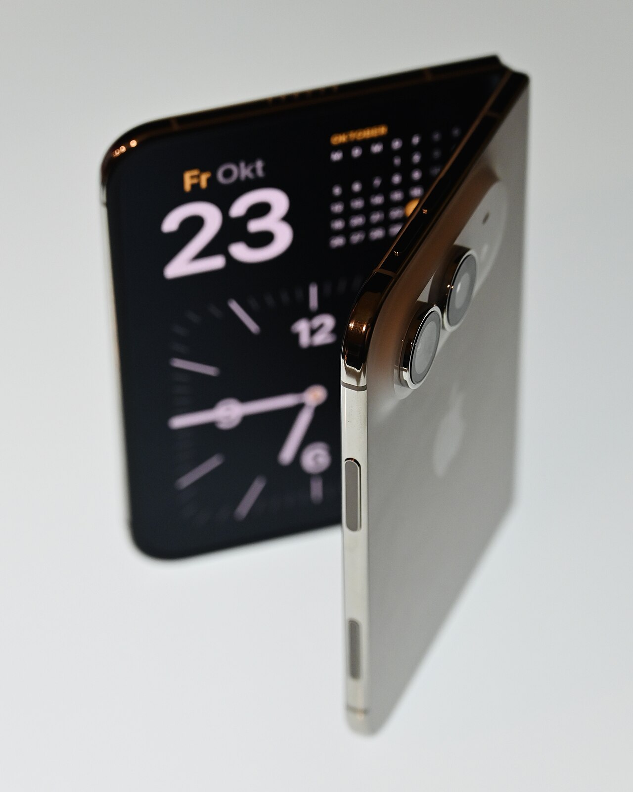 An iPhone Duo smartphone