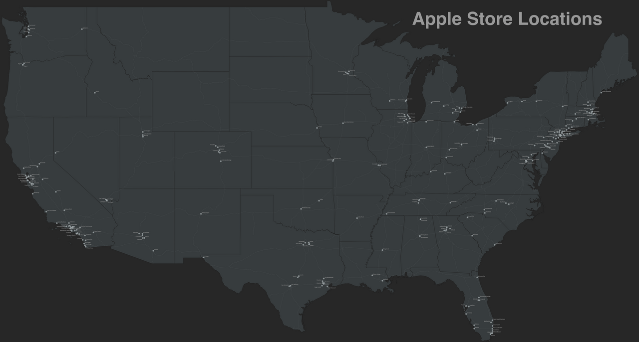 Context Wikimedia image: Apple Store locations