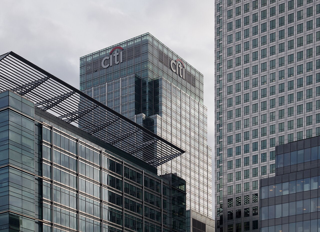 5 Canada Square, the headquarters of Barclays