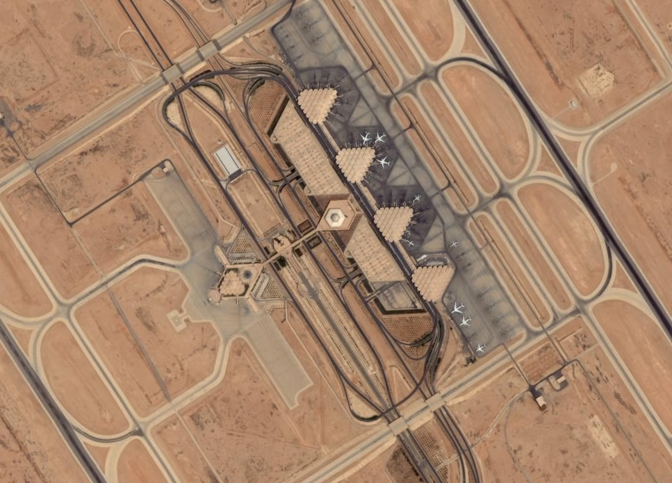 King Khalid International Airport in Riyadh, Saudi Arabia