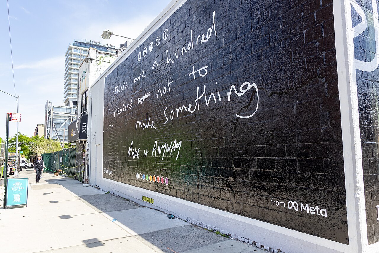 Context Wikimedia image: Williamsburg NYC Instagram ad 2