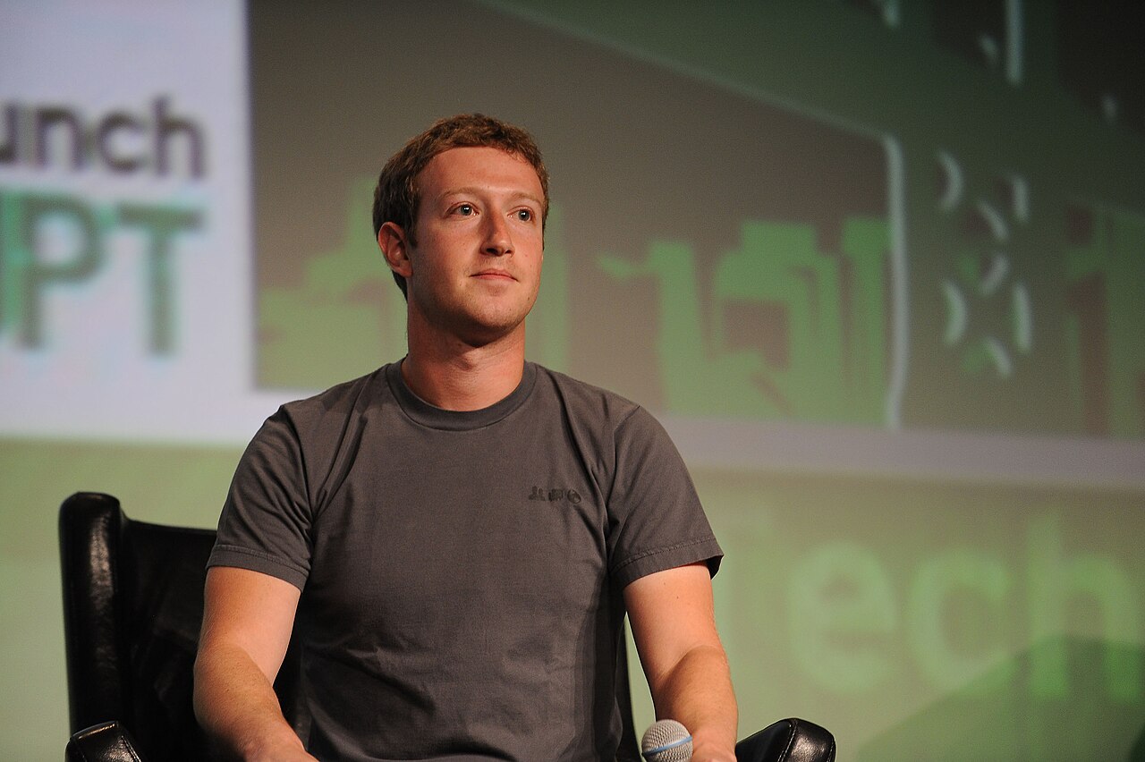 Mark Zuckerberg, CEO of Meta, speaks during the TechCrunch Conference at SF Design Center in San Francisco, California