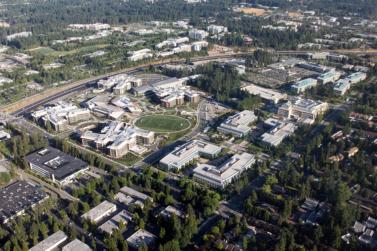 Microsoft campus in Redmond, Washington