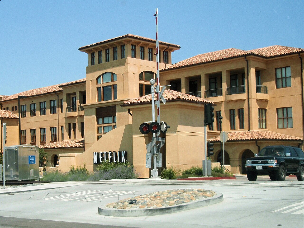 The headquarters of Netflix in Los Gatos